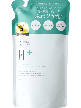 植物由来の厳選オイルで髪を守りツヤを与える